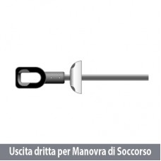 Uscita dritta corta per manovra di soccorso