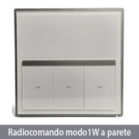 Telecomando a parete Haso Modo bianco