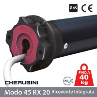 Motore per tapparelle 20Nm - 40Kg Cherubini Modo RX 20 con ricevente integrata