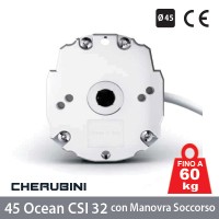 Motore per tapparelle 32Nm - 60Kg Cherubini Ocean 32 con manovra di soccorso