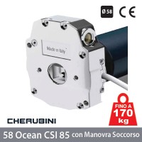 Motore per tapparelle 85Nm - 170Kg Cherubini Ocean 85 con manovra di soccorso