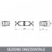 Zanzariera Essenza 35 cingolo anticimice 2 ante