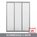 Zanzariera scorrevole 3 ante