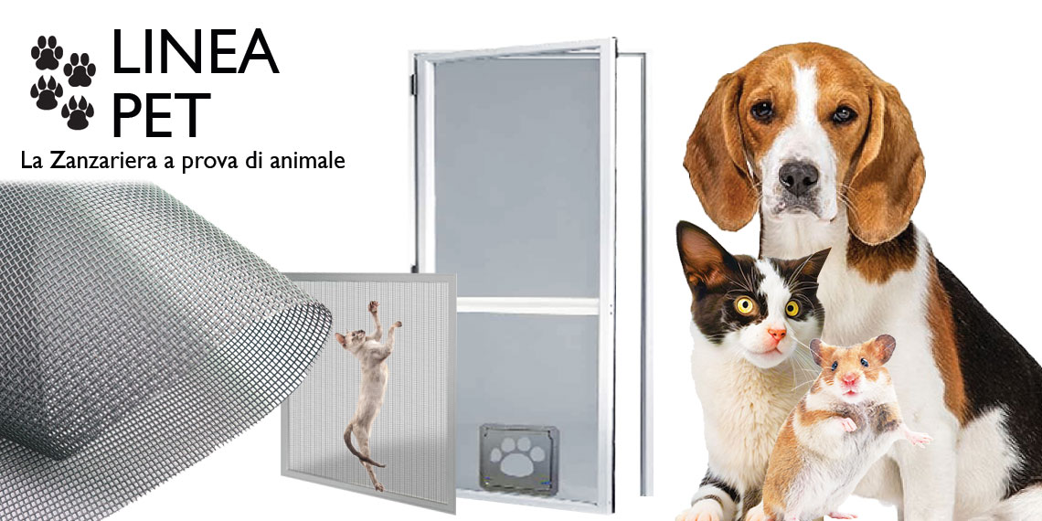 Zanzariere Pet screen